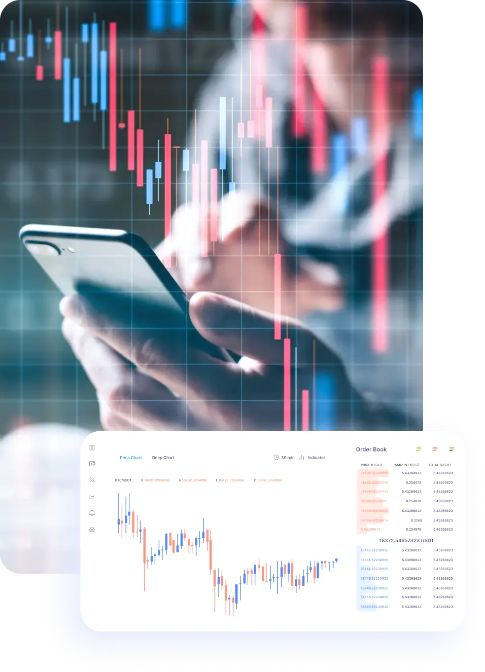 Puño Crecianza plataforma cripto